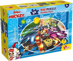 PUZZLE DE COLORAT - MICKEY IN CURSA (24 PIESE) - LISCIANI (L74099)