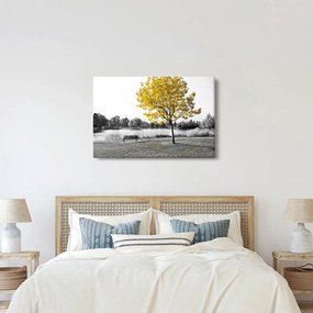 Tablou - relaxare în parc (90x60 cm)