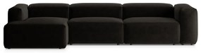 Coltar 4 locuri Bergamo stofa L344 cm