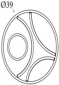 Plafoniera LED design modern Zendisc