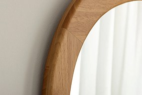 Oglinda de perete cu rama din lemn ORGANIC 120cm stejar