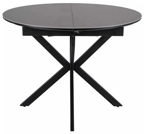 Masă de bucătărie Maxwell II 100 x 100 cm, gri / negru
