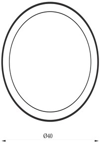 Plafoniera LED design modern Galactic alb, auriu