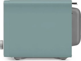Cuptor cu microunde combinat cu aer cald SMEG Collezione MOC02EGMEU, 900 W, 27 l, 25 de programe, închidere lină, setări personalizate, verde