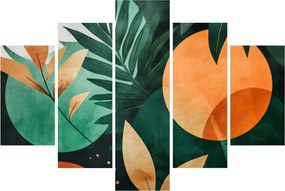 Tablou - Motive naturale geometrice (150x105 cm)