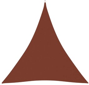 Parasolar, caramiziu, 3x3x3 m, tesatura oxford, triunghiular Terracota, 3 x 3 x 3 m