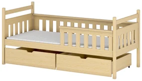 Pat pentru copii 90 x 200 cm Emelda (cu somieră și sp. depozitare) (Pin). Promo -10%. 1012936