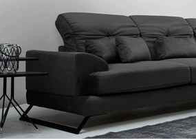 Colțar gri închis (colț pe partea dreaptă) Frido – Balcab Home