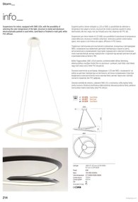 Redo 01-3377 - Lustră LED dimabilă pe cablu STORM LED/60W/230V, aurie