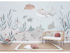 Tapet pentru copii 400 cm x 248 cm Dreamy Seabed – Lilipinso