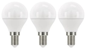 Set 3 becuri cu LED EMOS Classic Mini Globe Neutral White, 5W E14