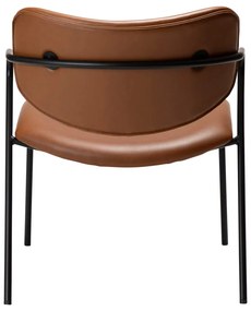 Fotoliu maro coniac din imitație de piele Zed – DAN-FORM Denmark