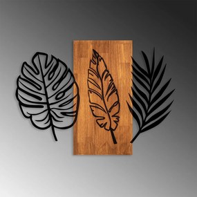 Accesoriu decorativ de perete din lemn Triple leaves - 384