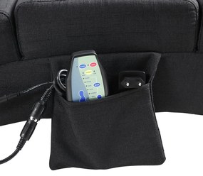 Deuba Fotoliu London cu functie de masaj si incalzire - antracit