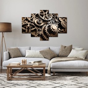 Tablou - Piese de ceas (150x105 cm)