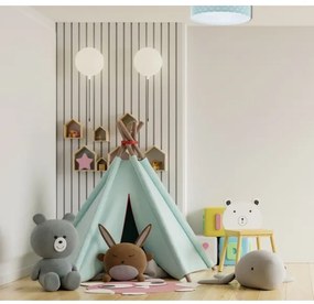 LED Plafonieră GALAXY KIDS LED/24W/230V stele verde/alb