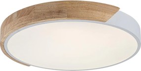 Rabalux 71417 - Plafonieră LED MAPLE2 LED/24W/230V 3000K alb/stejar, Ø 41 cm