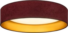 Brilagi-LED corp de iluminat de tavan VELVET SIMPLE LED/24W/230V 3000K diam. 45 cm vișiniu/auriu