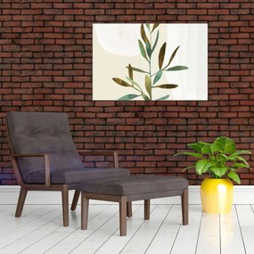 Tablou - Acuarelă ramură N⁰2 (90x60 cm)