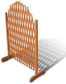 Gard cu zabrele, 180 x 100 cm, lemn masiv