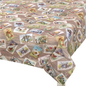 Bellatex Față de masă Bellatex, cărți poștale dePaște , 100 x 100 cm