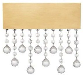 Aplica LED de perete stil elegant CRISTA aurie
