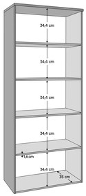 Dulap, antracit, ADAPO ADP01