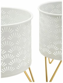 Suporturi pentru flori 2 buc. din metal ø 16 cm (înălțime 20 cm) Carly – Mauro Ferretti