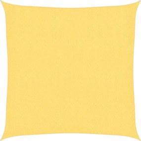 vidaXL Pânză parasolar din HDPE pătrată, 3,6 x 3,6 m, bej