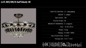 Lustra Cristal Bohemia L15 365/09/6 half black