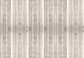 Fototapeta - Perete din scândură de lemn, gri (147x102 cm)