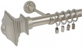 Galerie SIMPLA PRINDERE PERETE 25 MM -VERDI- CROM MAT (Alege marime: 120 cm)