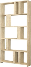 Etajera LIMA, bej, PAL melaminat, 90x20x180 cm
