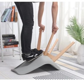 JAKS SCAUN CLASSIC CU PERNĂ ALBĂ , STILUL SCANDINAV