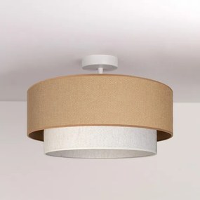 Brilagi - Lustră LED aplicată BOHO ECO, 1xE27/10W/230V, Ø 40 cm, bej/crem