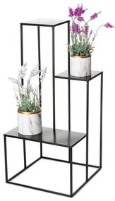 Suport flori KASKADA 85x40 cm negru