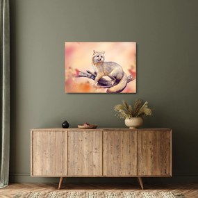 Tablou pe sticlă - Vulpea (70x50 cm)
