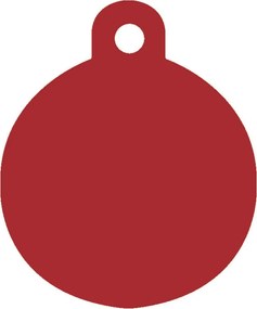 Placă de identificare pentru guler Imarc Circle Roșu