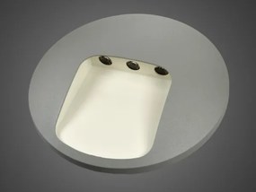 Aplică LED de perete pentru exterior DACU, 3W, 230V, IP54, gri