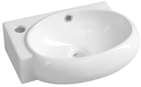 Chiuvetă mică pentru WC albă din ceramică 43x28,5 cm Ribera – Sapho