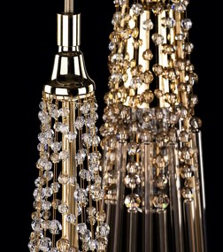 Lustra cristal Bohemia, Pendul deosebit design LUX AMADEUS 01-CH