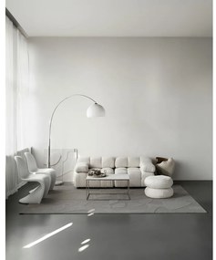 Covor gri din lână 200x300 cm Morphic Botanica – Agnella