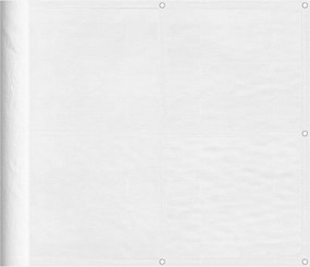 vidaXL Paravan de balcon, alb, 90x1000 cm, 100% poliester oxford
