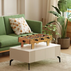 HOMCOM Masă de fotbal pentru copii de peste 6 ani 2 mingi 18 jucători 69 x 37 x 24 cm | Aosom Romania