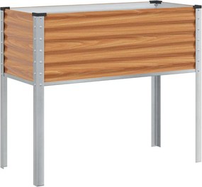 vidaXL Vază pentru Grădină Maro deschis 100 x 45 x 90 cm