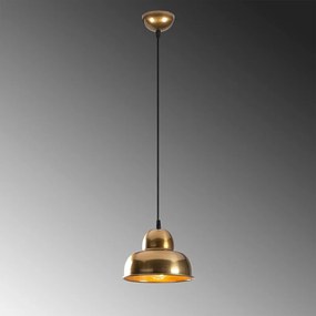Lustră aurie cu abajur din metal ø 20 cm Berceste – Opviq lights