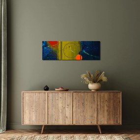 Tabloul culorilor (cu ceas) (90x30 cm)