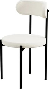 Scaun Onita, metal, negru