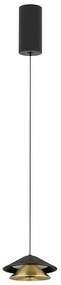 Pendul LED modern 7W BLACK-BRUSHED GOLD ZB-25347