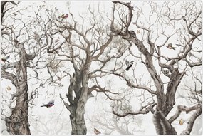 Tablou - Model de pădure, desen (90x60 cm)